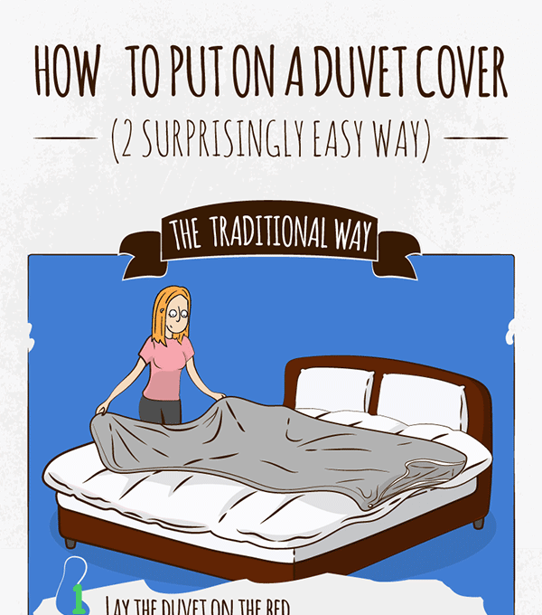 How to Put on a Duvet Cover