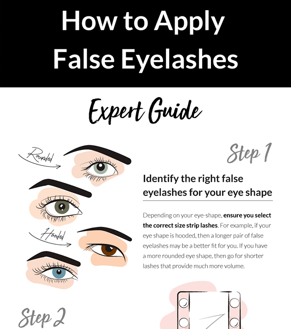 Apply False Eyelashes