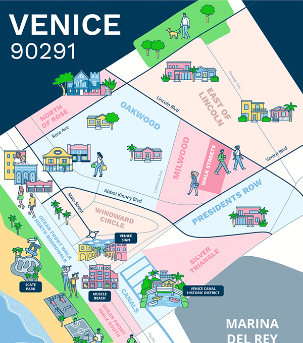 Venice Map Infographic